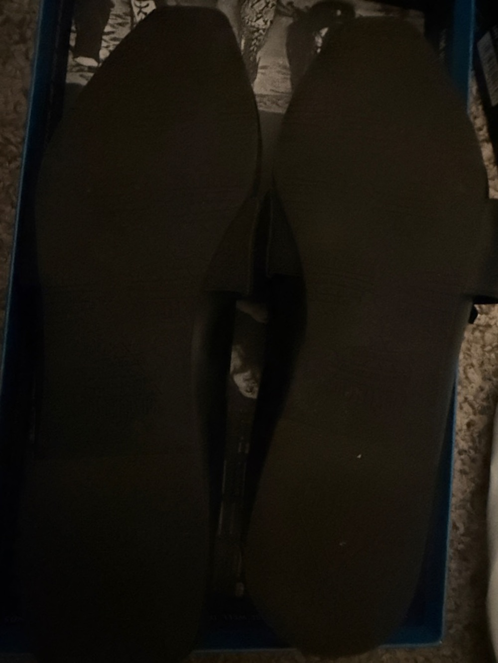 John Fluevog Black Pointed Buckle-Trim Women’s Flats - Picture 5 of 5